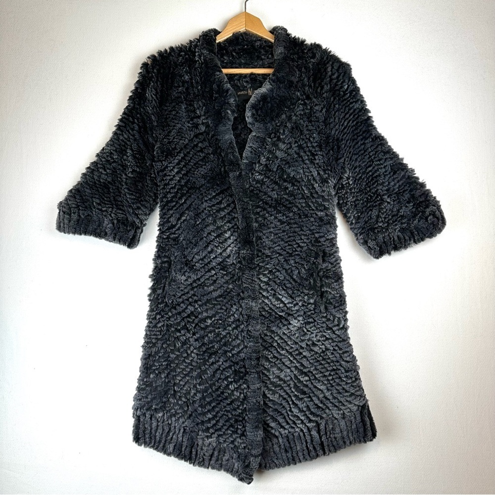 Andrzej Jedynak Futro Naturline Real Fur Duster Coat Luxury‎